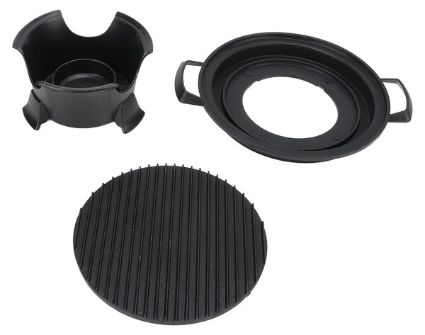 Griglia da tavolo portatile Hibachi in alluminio pressofuso con piastra antiaderente, ideale per picnic e campeggio all'aperto