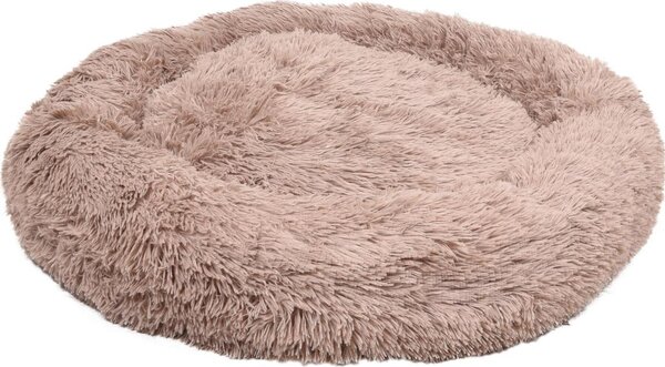 Cuccia per cani Flamingo, modello Krems, rotonda, marrone chiaro, dimensioni: 70 cm