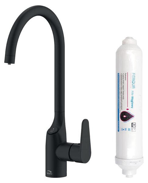 Laveo CLARO miscelatore da cucina con sistema di filtrazione Amii BAKB798D