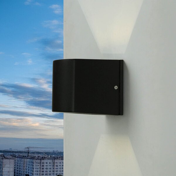 Luce per esterni IP44 Lampada da parete Up Down W: 9 cm G9 luce indiretta Faretto per facciata Casa Cortile Balcone