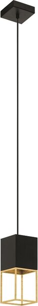 Lampada a sospensione LED Montebaldo nero, color oro Eglo 97733