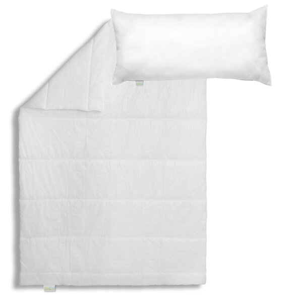 Piumino 155 x 220 cm + cuscino 40 x 80 cm, coperta estiva, trapunta leggera, adatta a chi soffre di allergie, Bodyprotect ECOLine