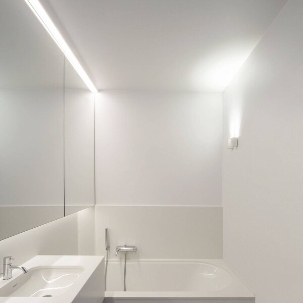 Wever & Ducré Lighting Applique da esterni Train 2.0, dimmerabile, Bianco / Opale, Alluminio, Moderno, Applique da esterni