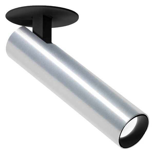 Wever & Ducré Lighting WEVER DUCRÉ Faretto LED Match 1.0 semi-incasso in alluminio 2.700 K, Alluminio / Grigio / Zincato, Soggiorno / Sala da pranzo, Alluminio, Moderno