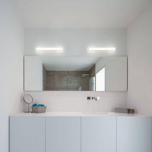 Wever & Ducré Lighting Applique da parete Mirba 2.0, Bianco / Opale, Bagno, Plastica, Applique