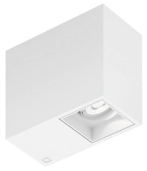 Wever & Ducré Lighting Faretto da incasso Plano petit 1.0, dimmerabile, Bianco / Opale, Corridoio, Alluminio, Moderno, Plafoniera