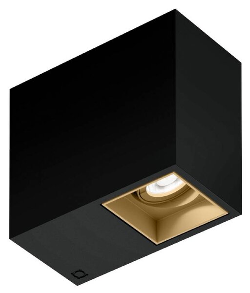 Wever & Ducré Lighting Faretto da incasso Plano petit 1.0, dimmerabile, Nero, Corridoio, Alluminio, Moderno, Plafoniera