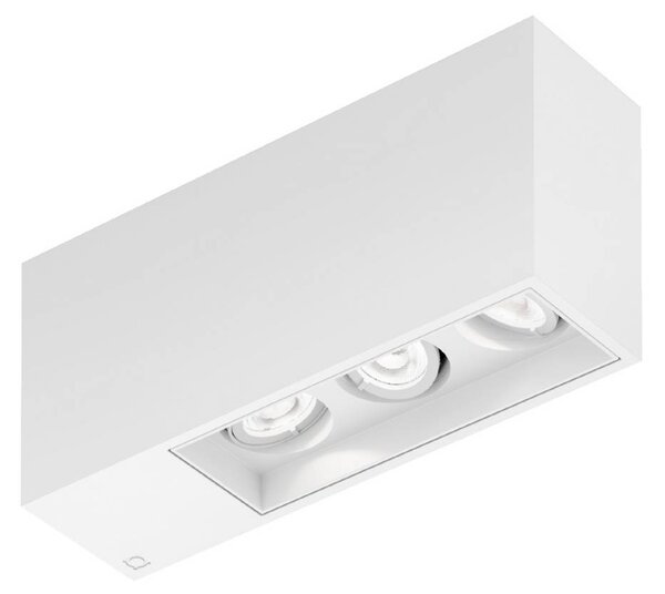 Wever & Ducré Lighting Faretto da incasso Plano petit 3.0, dimmerabile, Bianco / Opale, Corridoio, Alluminio, Moderno, Plafoniera