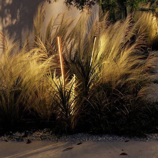 Wever & Ducré Lighting WEVER DUCÉ Lampada LED con picchetto Reed 1.0 bronzo 927 IP65, Bronzo / Ottone antico, Alluminio