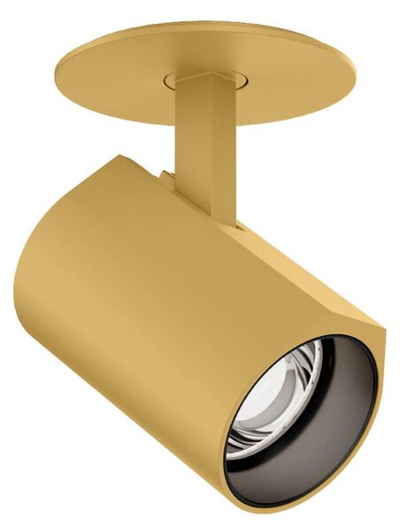 Wever & Ducré Lighting WEVER DUCRÉ Faretto LED da incasso Ceno 1.0 oro 927 Molla a lama, Ottone / Oro, Soggiorno / Sala da pranzo, Alluminio, Moderno