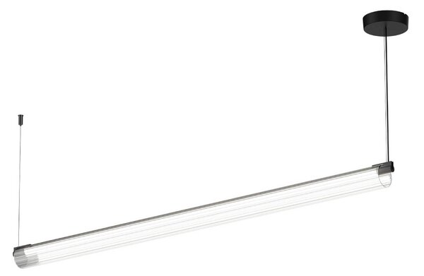 Wever & Ducré Lighting WEVER DUCRÉ Lampada LED a sospensione Finelle 1.0 nera 2700K dimmerabile 1.0,, Nero, Soggiorno / Sala da pranzo, Vetro, Moderno, Faretto da incasso da terra