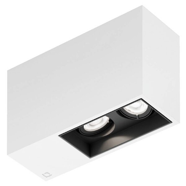 Wever & Ducré Lighting Faretto da incasso Plano petit 2.0, dimmerabile, Bianco / Opale, Corridoio, Alluminio, Moderno, Plafoniera