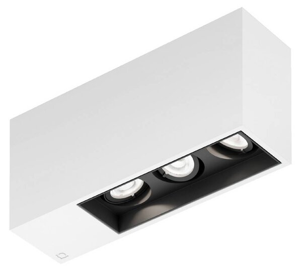 Wever & Ducré Lighting Faretto da incasso Plano petit 3.0, dimmerabile, Bianco / Opale, Corridoio, Alluminio, Moderno, Plafoniera
