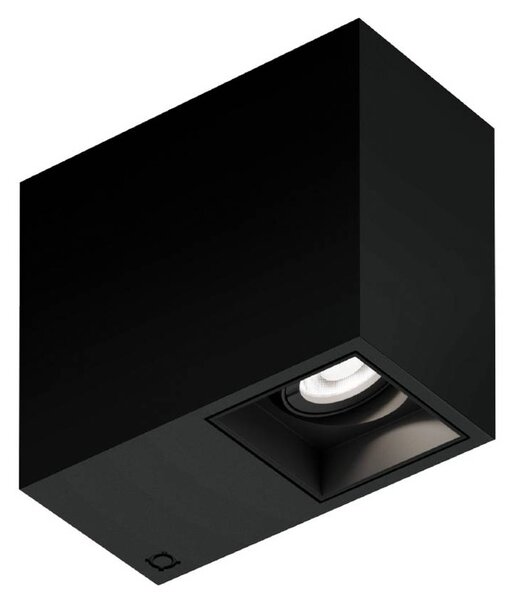 Wever & Ducré Lighting Faretto da incasso Plano petit 1.0, dimmerabile, Nero, Corridoio, Alluminio, Moderno, Plafoniera
