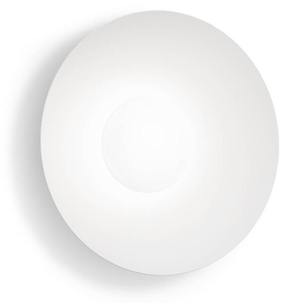 Wever & Ducré Lighting Applique da parete Clea 1.0, dimmerabile, Bianco / Opale, Soggiorno / Sala da pranzo, Alluminio, Applique