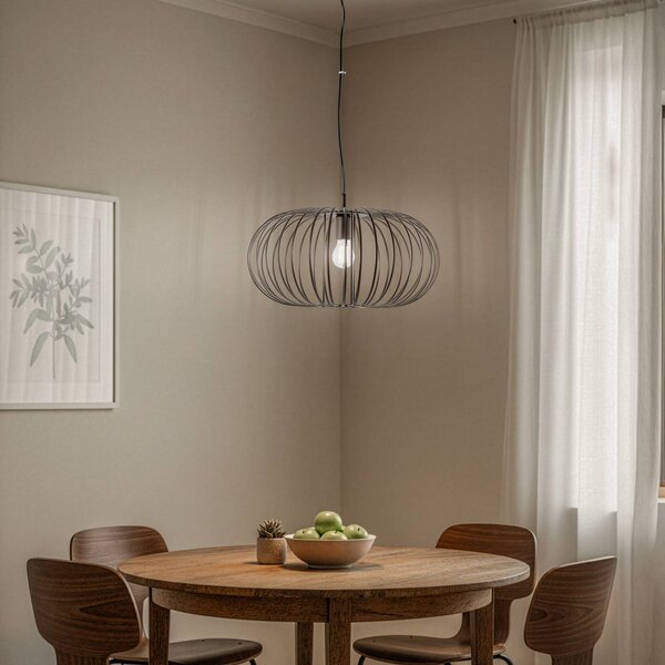 Lampada a sospensione Globe Domiluce, dimmerabile, Marrone / Ruggine, Soggiorno / Sala da pranzo, Metallo, Lampada a sospensione