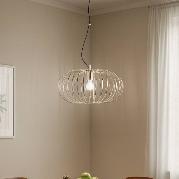 Lampada a sospensione Globe Domiluce, dimmerabile, Ottone / Oro, Soggiorno / Sala da pranzo, Metallo, Lampada a sospensione