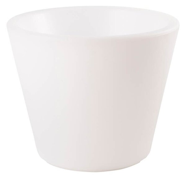 Vaso da fiori solare LED "Design Shining Classic Pot XM", 49 x 39 cm (bianco)