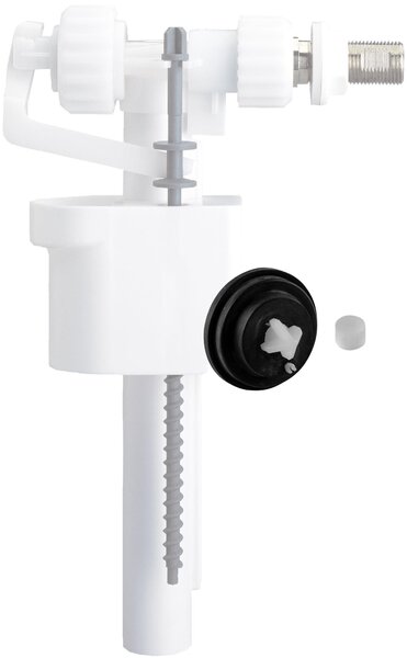 Set di ricambi CORNAT per valvola di riempimento per cassetta di scarico Uni a partire dal 05/13, composto da membrana a cappello e tappo galleggiante, TEC380408