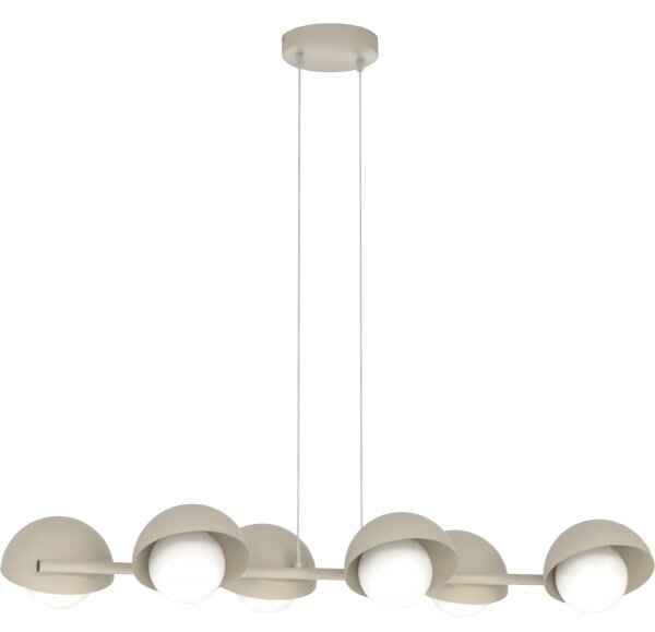 Lampada a sospensione con cavo BOOM 6xG9/8W/230V beige
