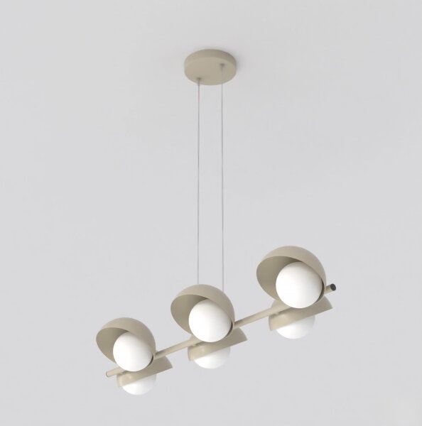 Lampada a sospensione con cavo BOOM 6xG9/8W/230V beige
