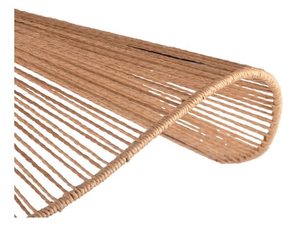 Lampada a sospensione color oro con paralume in carta intrecciata ø 62 cm Sombra - Leitmotiv