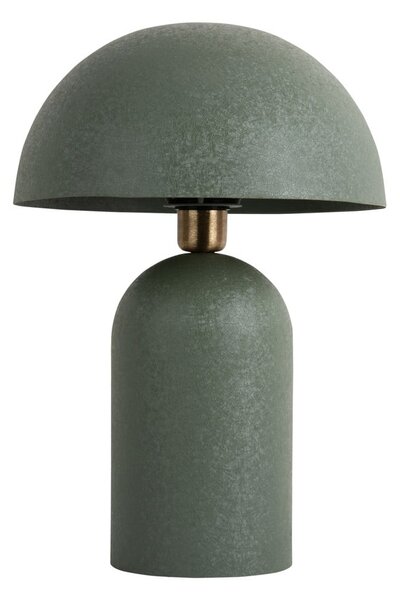 Lampada da tavolo verde con paralume in metallo (altezza 43 cm) Boaz - Leitmotiv