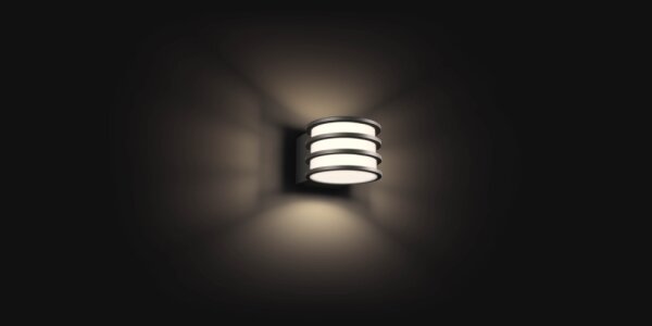 Philips - Lampada da parete esterna LED RGB dimmerabile Hue LUCCA 1xE27/8,1W/230V IP44