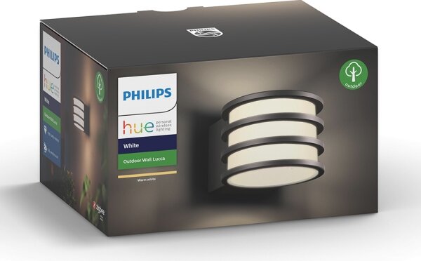 Philips 17401/93/P0 - Lampada LED esterna Hue LUCCA 1xE27/9,5W/230V IP44
