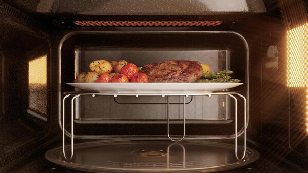 Candy Forno Microonde Combinato con Grill Capacit 20 Litri Potenza 700 Watt con Timer colore Nero - CMW520GDB 011