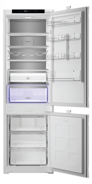 Hotpoint Ariston Frigorifero da Incasso Combinato Capacit 270 Litri Classe energetica E Raffreddamento No Frost colore Metallico - HPK2 5292 B4E1