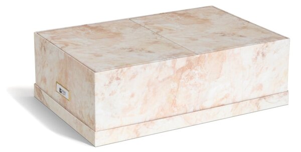 Scatole in set con coperchio beige in cartone 3 pz 31x47x15,5 cm Inge Paper Laminate – Bigso