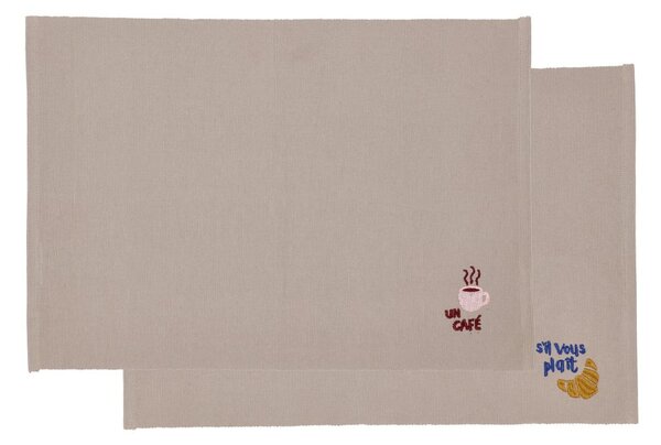 Tovagliette in set in cotone 2 pz 33x48 cm Bistro – Södahl