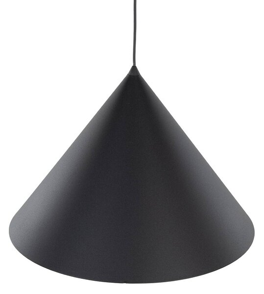 Lampada a sospensione Cono, 1 luce, Ø 50 cm, nero, E27 Cono TK Lighting, dimmerabile, Nero, Soggiorno / Sala da pranzo, Metallo, Moderno