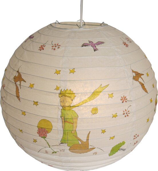 Niermann Leuchten lampada a sospensione paper balloon prince - Dimensioni: 40 cm x 40 cm x 40 cm - Colore: bianco-multicolor; 153