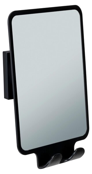 Specchio antiappannamento WENKO Vacuum-Loc® Mod. Quadro Black, fissaggio senza foratura