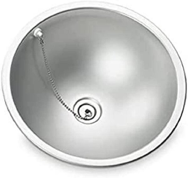 CE 02 ciotola rotonda in acciaio inox