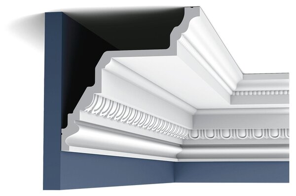 Orac Decor C307 Luxxus profilo decorativo a soffitto a parete profilo decorativo a stucco profilo decorativo a stucco cornice modanatura decorativa modanatura angolare | 2 metri