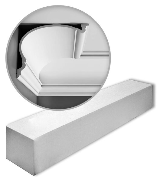 Cornici Orac Decor LUXXUS C344-box 1 cartone con 4 strisce decorative 8 m