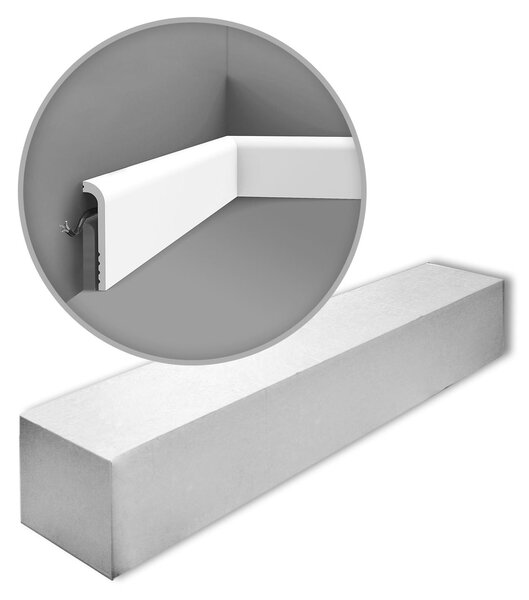 Modanature per pavimenti Orac Decor LUXXUS SX185-box 1 cartone con 22 modanature decorative 44 m