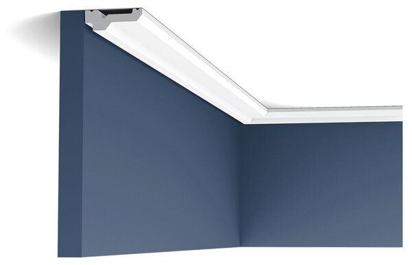Orac Decor C360 Luxxus Profilo decorativo Modanatura decorativa a stucco Modanatura decorativa a stucco Cornice per soffitto Profilo perimetrale | 2 metri