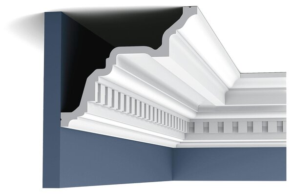 Orac Decor C422 Luxxus Stucco Profilo per stucco Modanatura per stucco Profili decorativi Modanatura per soffitto Cornice per profilo Rilievo opulento | 2 metri