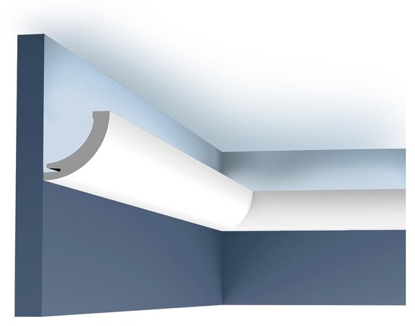 Orac Decor C362 Luxxus Profilo di alta qualità Modanatura decorativa per stucchi Per l'illuminazione indiretta Modanatura decorativa per pareti | 2 metri