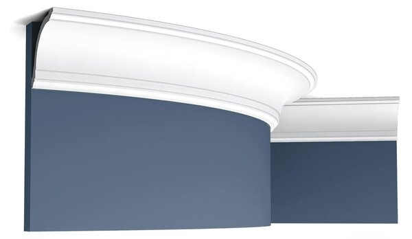 Cornice a soffitto Orac Decor CX199F AXXENT Rivestimento decorativo flessibile Rivestimento decorativo classico colore bianco 2 m