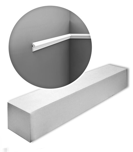 Orac Decor PX201-box AXXENT 1 cartone con 80 strisce decorative Rivestimento murale stile classico colore bianco | 160 m