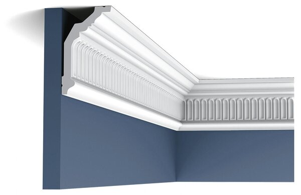 Orac Decor C304 Luxxus modanatura per soffitto in stucco profilo decorativo modanatura decorativa cornicione in stucco parete modanatura in rilievo modanatura d'angolo | 2 metri