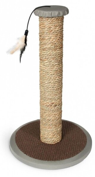 Albero per gatti Karlie Rofra - Seagrass - Beige/Grigio - 30x30x49 cm