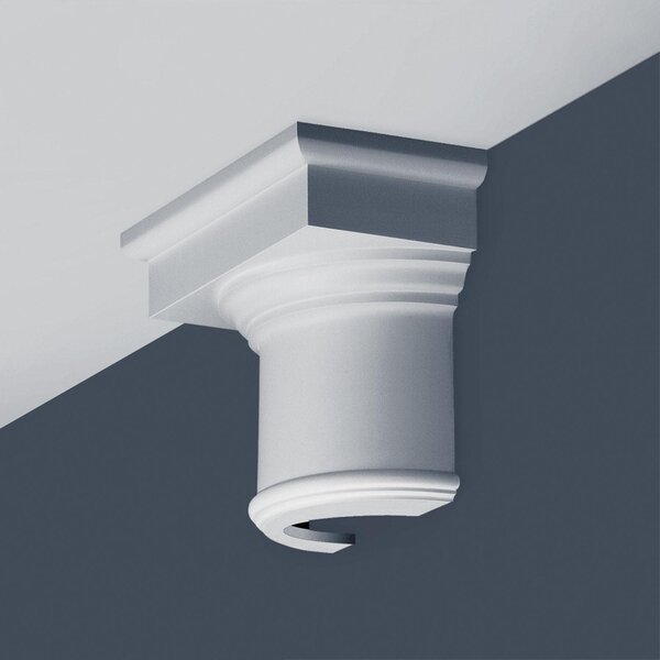 Orac Decor K1111 Luxxus Mezzo Capitello Per Stucco Mezza Colonna Elemento decorativo da parete