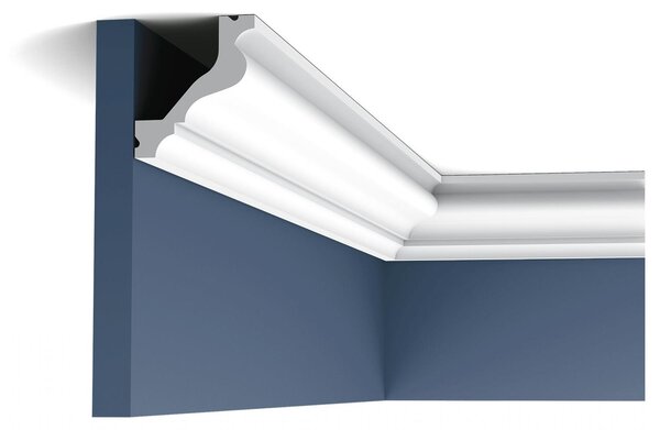 Orac Decor C200 Luxxus Modanatura decorativa di alta qualità Modanatura d'angolo Modanatura di profilo Modanatura di stucco Decorazione di stucco Modanatura di soffitto-parete | 2 metri
