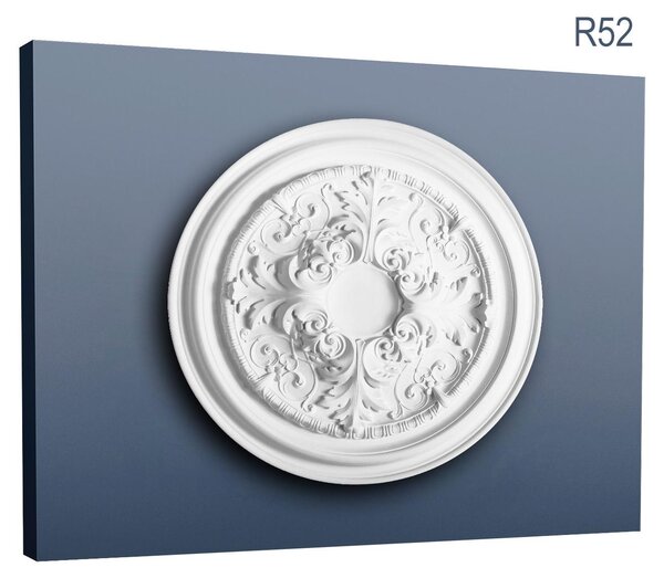 Orac R52 Luxxus Rosone decorativo Profilo di stucco per soffitto parete Elemento decorativo di alta qualità stabile | 69,50 cm di diametro